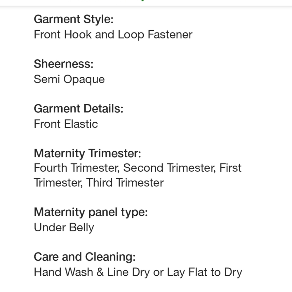 Belly & Back Maternity Support Belt- Belly Bandit Black Medium - Picture 6 of 8